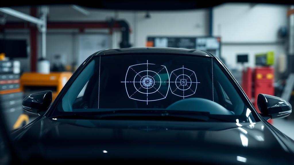 ADAS-kalibrering efter glasbyte hos Carglass