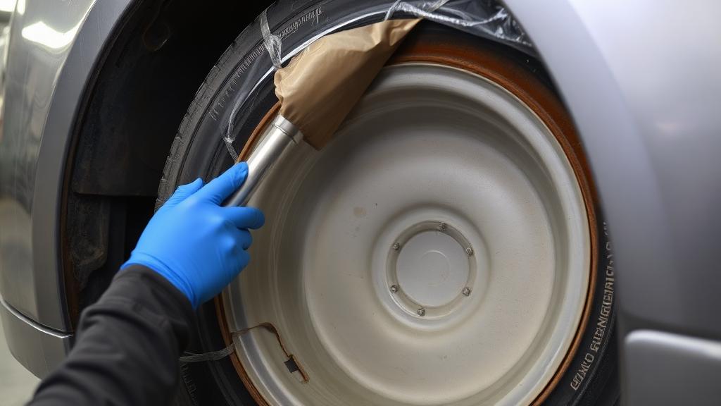 Rostskydd i hjulhus hos Rostlagning lack och bilvård i Norrtälje