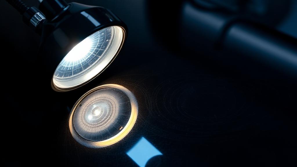 Lackinspektion med LED-lampa hos Ceramic Coating Center i Mölndal AB - Bilvård